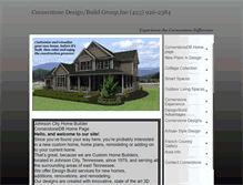 Tablet Screenshot of cornerstonedesignsusa.com